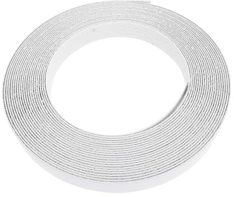 HONITANO Bande De Chants Autocollante Pvc 2,1 Cm x 10 m Bande De Restauration De Meubles Adhésive Colle Thermofusible Pour Rénovation D’armoires Et Plan De Travail Blanche Professionnelle