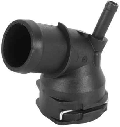 ACOLY Conector de brida para manguera de radiador de coche, 3C0122291 3C0122291D, repuesto para Audi, SEAT, Skoda y VW, conector de manguera de negro.