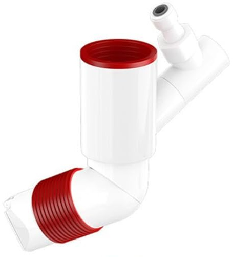 Uxsjakjsd Tubo de Desagüe de Suelo Antiolores para Lavadora, 2 Juntas, Rotación de 360°, Desagüe de Pared, A Prueba de Insectos, Antirretorno B