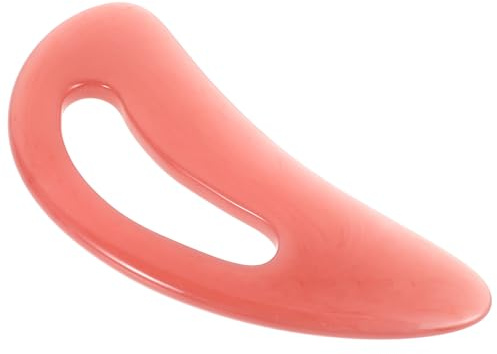 VILLCASE Gua Sha Massagegerät aus Harz mit Griff Großes Nacken und Rücken Schabewerkzeug für Körpermassage Vielseitiges Gua Sha Massagebrett Zur Entspannung und Schmerzlösung