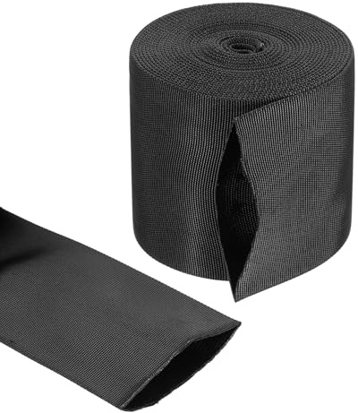 QUARKZMAN Gaine De Protection en Nylon 2.9 ID 20FT Enveloppe De Cable Noir | Fourreau Protection, Pour Tuyau Hydraulique, Pour Cordage De Soudage Torche Tig Hydraulique