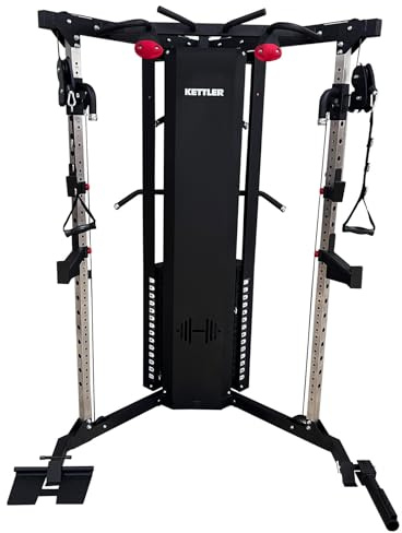 KETTLER Fitmaster Kabelzugstation, 2x66kg Gewichtsblöcke, 154x178x220cm, Krafttraining