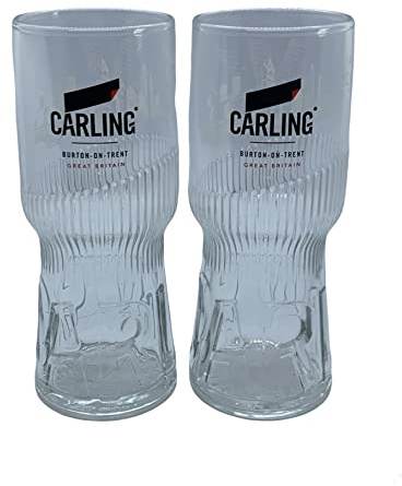 Laurie's Pub and Bar Accessories Carling Half Pint Glass Set of 2