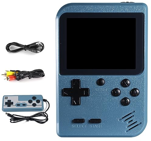 Hbaid Handheld Game Console with 500 Classical Games Support for Connecting TV Two Players 1020mAh Rechargeable Battery Gift for Kids and Adult