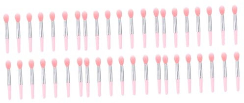 FRCOLOR 3sätze Silikon Lippenpinsel Teiliges Makeup Zubehör Für Präzise Lippenanwendung Transparent Pinker Griff Für Lippenstift Lipgloss Und Flüssige Kosmetika Leicht Zu