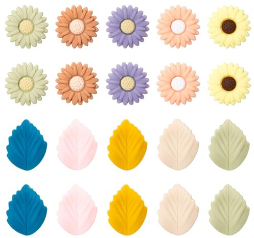 UTMACH 20 Pcs Stricknadel Stopper Silikon zum Nähen Häkeln,Bunte | Maschenstopper Klein,Nadelspitzen Stopper,Stricknadelspitzen Schutz,Stricknadel Stopper zum Nähen