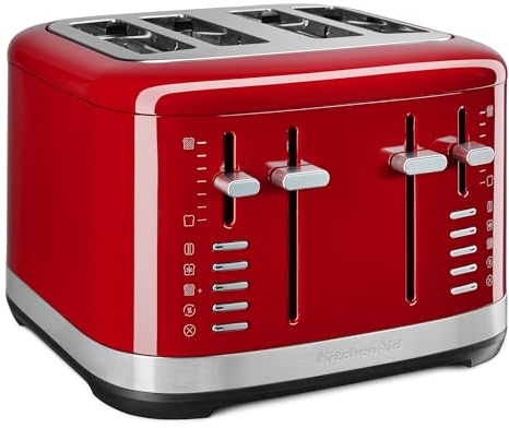 KitchenAid 4-Slice Pro Line Automatic Toaster, KMT4109, Empire Red