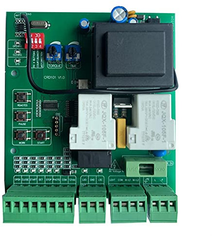 Abridor de puerta corredera, La versión universal de la placa de circuito reemplazada por la placa base del abrelatas de la puerta deslizante puede coincidir con el control remoto de 433.92MHz.,Poten