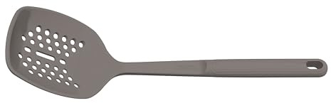 Tramontina Schiumarola morbida in silicone, resistente al calore, lavabile in lavastoviglie, ideale per pentole rivestite, delicato su superfici antiaderenti, utensili da cucina, cucchiaio, manico