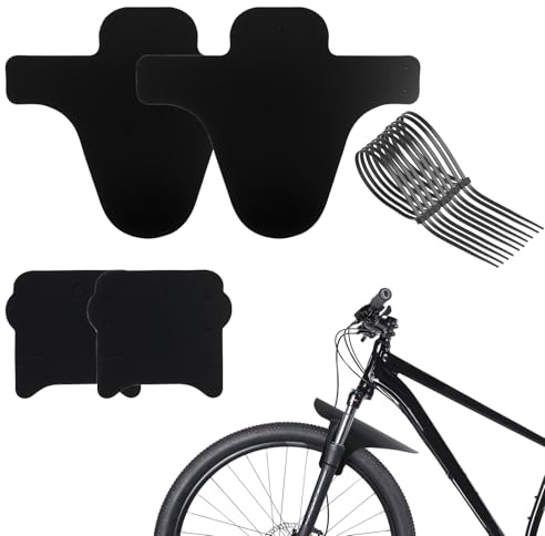 Compatible Front or Rear Enduro MTB ,Parafango MTB, Compatibile con Bici da Montagna e Fat Bike, Dimensioni Ruote 20, 26, 27.5, 28, 29 Pollici, Parafanghi Anteriori e Posteriori per Enduro MTB e BMX