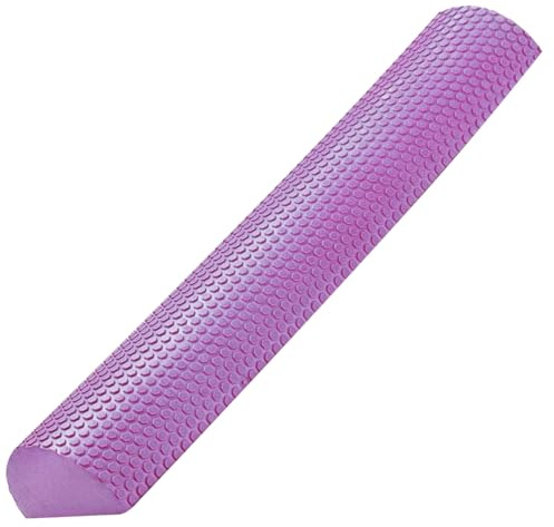 Half Round Foam Roller, 24 Inch Non Slip High Density EVA Half Foam Roller for Muscle Massage, Exercise, Pilates, Yoga 1/2 Rollers for Muscle Massage High Density
