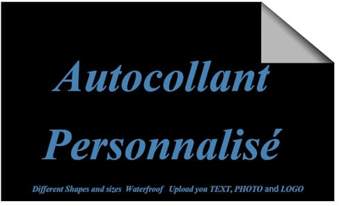 50 Personalised Stickers Rectangle Vinyl Waterproof Custom Stickers Logo Text Image for Small Business Wedding Favors Bottles Decoration with Matte Glossy Finish