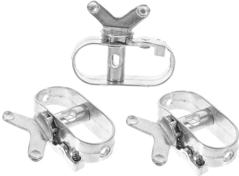 iplusmile 3 Piezas Kit Cabrestante Aluminio para Piscina Tensor Cable Resistente para Invierno Sistema Práctico para Asegurar Lona contra Viento