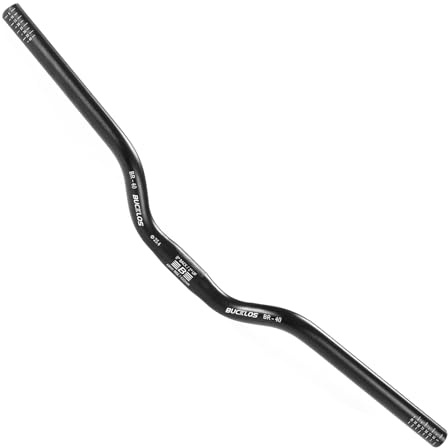 AEYINO Mountainbike fahrrad-Lenker 25,4/31,8 mm – 20/30/50/90/120 mm Rise | MTB-Lenker aus Aluminiumlegierung – 620/580/720/780 mm extra langer Fahrrad-Riser für E-Bikes, Klappräder und Downhill-Rennen