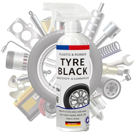 Spray abrillantador de ruedas – Producto para limpieza de neumáticos de vehículos, spray para tratamiento de neumáticos de coche | para sedán, SUV, detalles, entusiastas de los coches