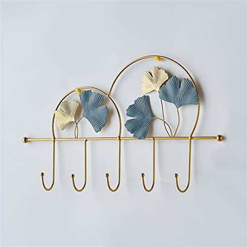 XVBGTRW Nordic Metal Wall Hooks Decor Butler Bathroom Accessories(D)