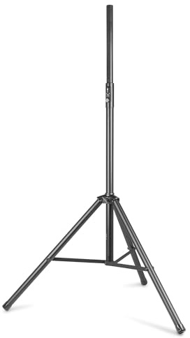 Vonyx LS08A - PA Lautsprecher Stativ (106-230cm) bis 50kg Tragkraft, Professioneller Boxenständer höhenverstellbar mit Auto-Lock & Luftdämpfung, 35mm Flansch, Dreibein Boxenstativ & Speaker Stand