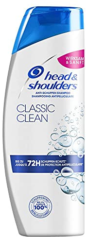 Head & Shoulders Classic Clean, shampoo anti forfora, per capelli grassi, shampoo contro la forfora, 72 ore di protezione contro forfora, prurito e secchezza, 500 ml