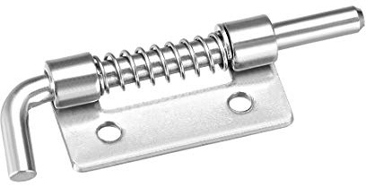 sourcing map Verrou à ressort 2.2 Pouce Droitier Acier Inox 304 Verrou à baril 5Pcs