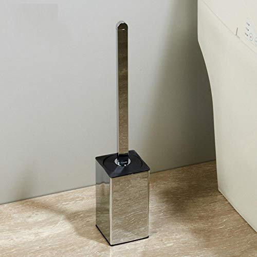 SlimpleStudio Spazzolone 304 in Acciaio Inox Porta Scopino Mentale Piazza Coppa Base Chrome Scopino Rack Accessori for Il Bagno Spazzola per la Pulizia della Toilette