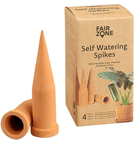 FAIR ZONE Pflanzenbewässerung Self Watering Pots Hydro Spikes 4er