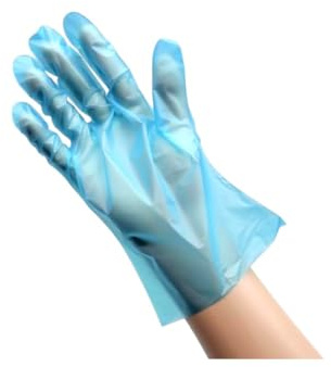Guanti Reflexx T22 in PE blu – 200 pezzi (L)