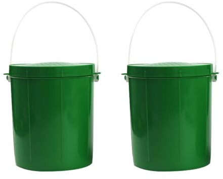 Happyyami Boîte À Appâts avec Orifices Respirants 2 Pièces Conteneur Portable pour vers De Terre Et Leurres Vivants Accessoire De Pêche Léger Et Pratique 3.74 X 3.35 X 3.35 Pouces