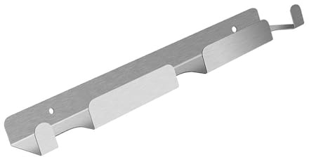Gralara Porta Pale per Pizza, Porta Attrezzi da Parete 41,5 * 8,3 * 3 Cm, Appendiabiti a Parete in Acciaio Inossidabile, Come Ripiano in Cucina O al Ristorante
