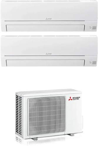 Mitsubishi MSZ-HR Aire acondicionado Dual Split 9000 + 9000 BTU Inverter Clase energética A++/A+
