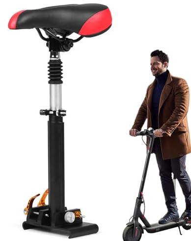 Asiento de Scooter,Asiento para Scooter Eléctrico - Cojín de asiento de scooter ajustable de repuesto para asiento,Sillín ajustable para scooters eléctricos, accesorios de reemplazo de asiento para sc