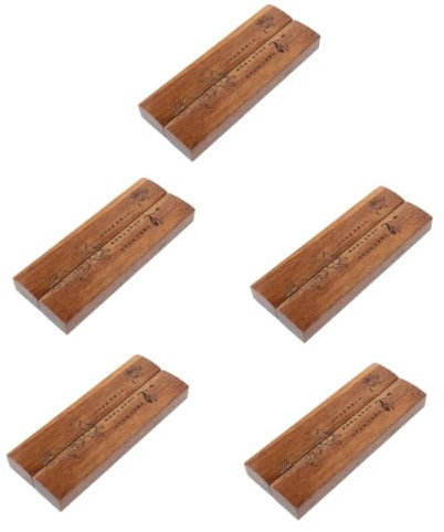 NUOBESTY 5 Sätze Holzlineal Papierbeschwerer Kalligraphie Briefbeschwerer Briefbeschwerer Rechteckiger Briefbeschwerer Kalligraphie Zubehör Briefbeschwerer Zubehör 2 Stück * 5