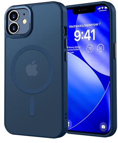 KPPIT für iPhone 11 Hülle, Kompatibel mit MagSafe, königsblau | Eingebauter Magnetring, Militärschutz Stoßfest Kratzfest Haltbarkeit, Durchscheinend Rückseite