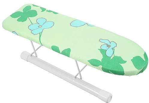 Hemobllo tavolo da stiro per asse Compatto pieghevole piccolo piega camicia fornitura di stireria tappetino da stiro portatile stendibiancheria mini sgabello da stiro tessuto