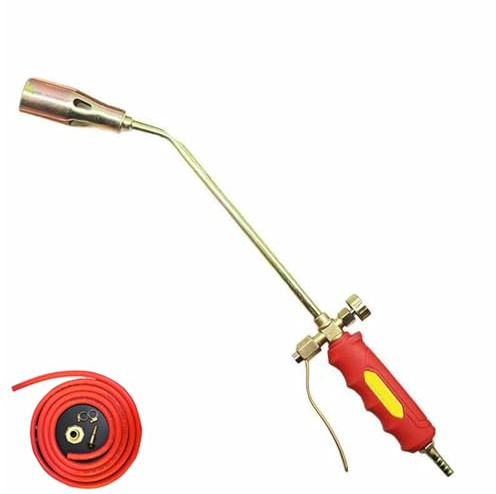 Propan ficklampa ogräsbrännare, ny propan ficklampa ogräsbrännare kit, vattentät svetspistol, bakpistol, hushåll flytande gas, 30 35 50 flamkastare hemmabruk, lämplig hushållsanvändning (dubbel