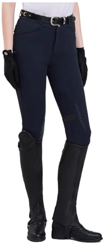 YGMNQAL Ridleggings silikon unisex hästbyxor ridning, Mörkgrått, 48 SE