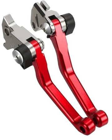 Set Leve Freno e Frizione Per Beta RR 250 300 350 390 400 430 450 480 498 2T 4T X-Trainer 2015-2024 Leva Freno Frizione Pivotante Per Moto Frizione Idraulica Moto(Red)