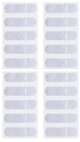 Beatifufu Vendajes Adhesivos Infantiles Brillantina 20 Unidades, Tiras Impermeables y Transpirables para Heridas, Bandas Adhesivas de Uso Diario y Viaje Diseño de Dibujos Animados