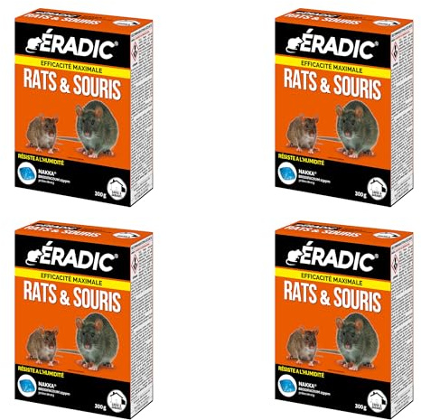 Caussade ERADIC Blocs Anti-Rats & Souris - 120 Blocs - 1200g