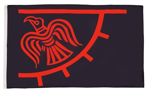 AZ FLAG - Flagge Gott Odin - 150x90 cm - Odin Fahne 100% Polyester mit Messing-Ösen - 110g