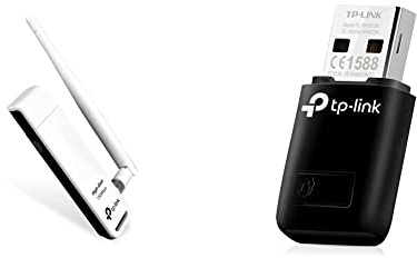 TP-Link TL-WN722N High Gain WLAN USB Adapter weiß/schwarz & TL-WN823N WLAN USB Stick schwarz