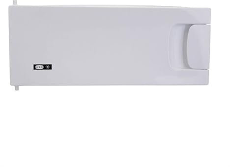 Freezer Compartment Door Panel & Seal + Handle, Catch, Lock Compatible With LEC R5511S Undercounter Fridge