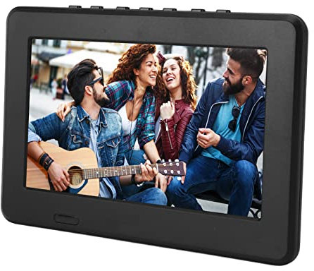TV Digital Portátil de 7 con Pantalla LED Ancha para Automóvil, Batería de Litio 1500 MAh, Compatible con Señal Analógica, Digital y ATV para Caravana