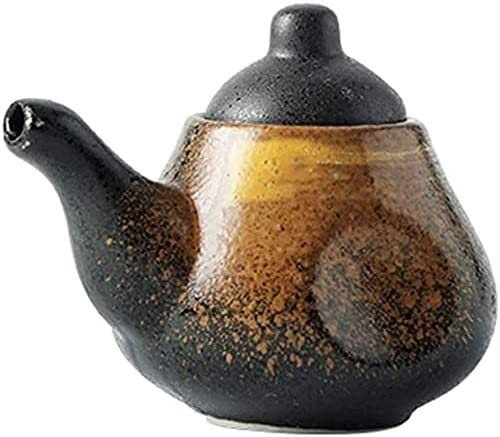 Keramik-Gewürzspender-Flasche, Öl- und Essig-Menage für Olivenölflasche oder Essigflasche, Keramik-Ölflasche, Essig/Sojasaucenspender, Vintage-Kleine Olivenölspender-Flasche