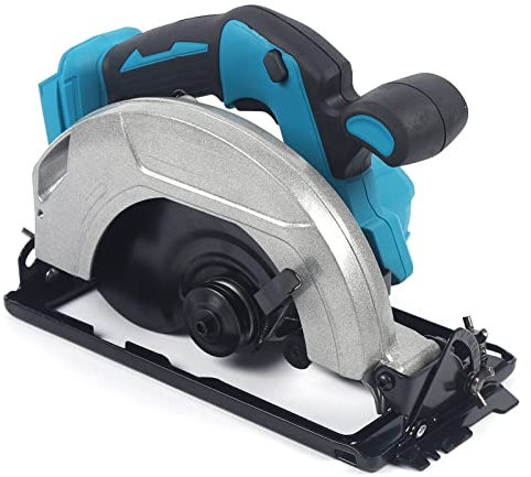 Sierra circular con batería, 178 mm, 4500 rpm, sierra circular de mano, con batería de litio de 18 V, sierra circular inalámbrica para trabajar la madera