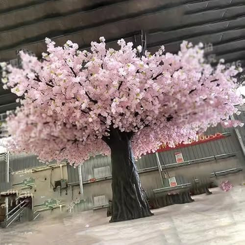 KIBONCY Árbol de Flores de Flores de Cerezo Artificial, árbol de Ramas de Flor de Cereza de Seda, Flores de floración de Ciruela Falsas para bricol 1.8mx1.5m