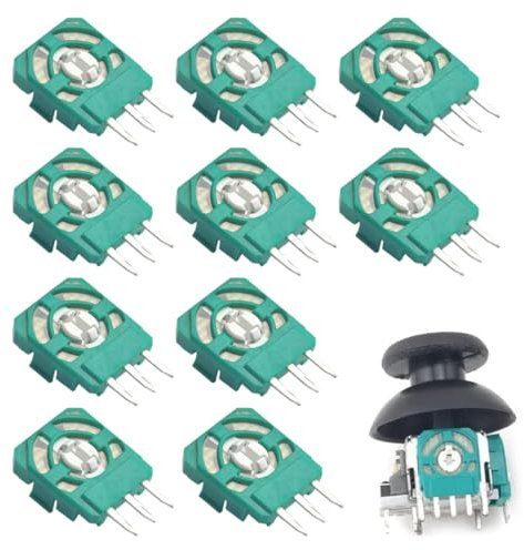 WeddHuis 8 Pièces, Joysticks, Pièces de Remplacement pour Manette, pour Joystick Analogique, PS4 Contrôleurs, manette, controller, PS4-Wireless-Controller