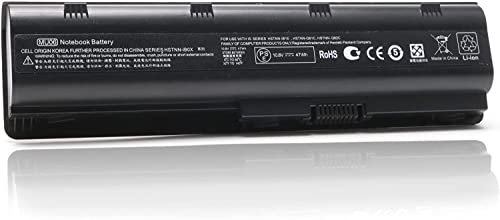 593553-001 593554-001 MU06 MU09 Laptop Battery Compatible for HP Pavilion G6 G7 G62 G72 G4 / 2000 Notebook PC DV6 DV7 DM4 Compaq Presario CQ32 CQ42 CQ43 CQ56 CQ57 CQ62 CQ72 [10.8V 5200mAh 6Cell]