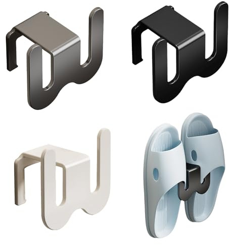 CHAOTEMAI 3 Stück Shoe Rack Schuhorganizer Hängeorganizer Organizer Bad Schuhaufbewahrung Schuhregal Metall Schuhhalter Wand Schuhregal Tür Hängend Wandmontage Schuhhalter Schuh Aufbewahrung