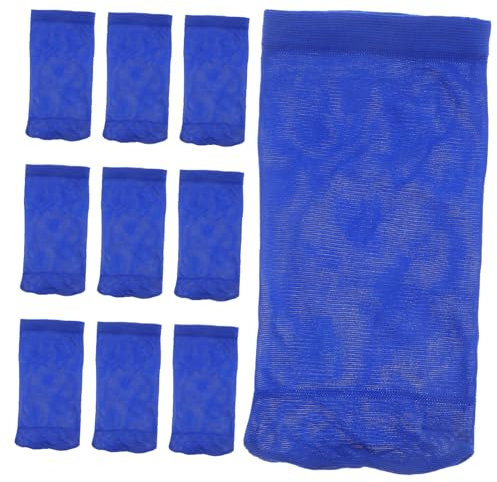 CIMAXIC 20pcs Fine Mesh Pool Skimmer Net Elastic Pool Filter Socks for Cleaning Oil Hair Bug Catcher Inground Supplies
