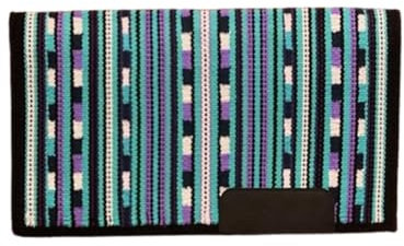 EQUIEMPRESS Sattelunterlage Western Ranch/Westernsatteldecke aus Neuseelandwolle, Top Wool Pad Sensor Flex (Anpassung möglich) A-857 (34 x 32)